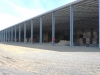 Heavy duty hay storage shed, with galvanised universal beams,<br />near Bendigo, Victoria