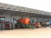 Heavy duty farm machinery  steel shed, with galvanised universal beams,<br />Southern NSW