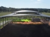 Custom 3-tier curved roof horse arena - Central Highlands, NSW