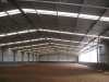 Horse riding arena, steel building with skylights - Bridgewater, Central Victoria