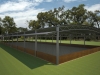 Custom built 2-tier roof dressage arena