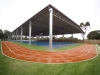 Gable roof over school sports court  - Melbourne, Victoria