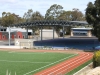 Curved roof shelter over sports court - Bendigo VIC